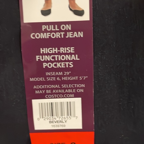 Gloria Vanderbilt Black Pull-On Jeans - Picture 7 of 7